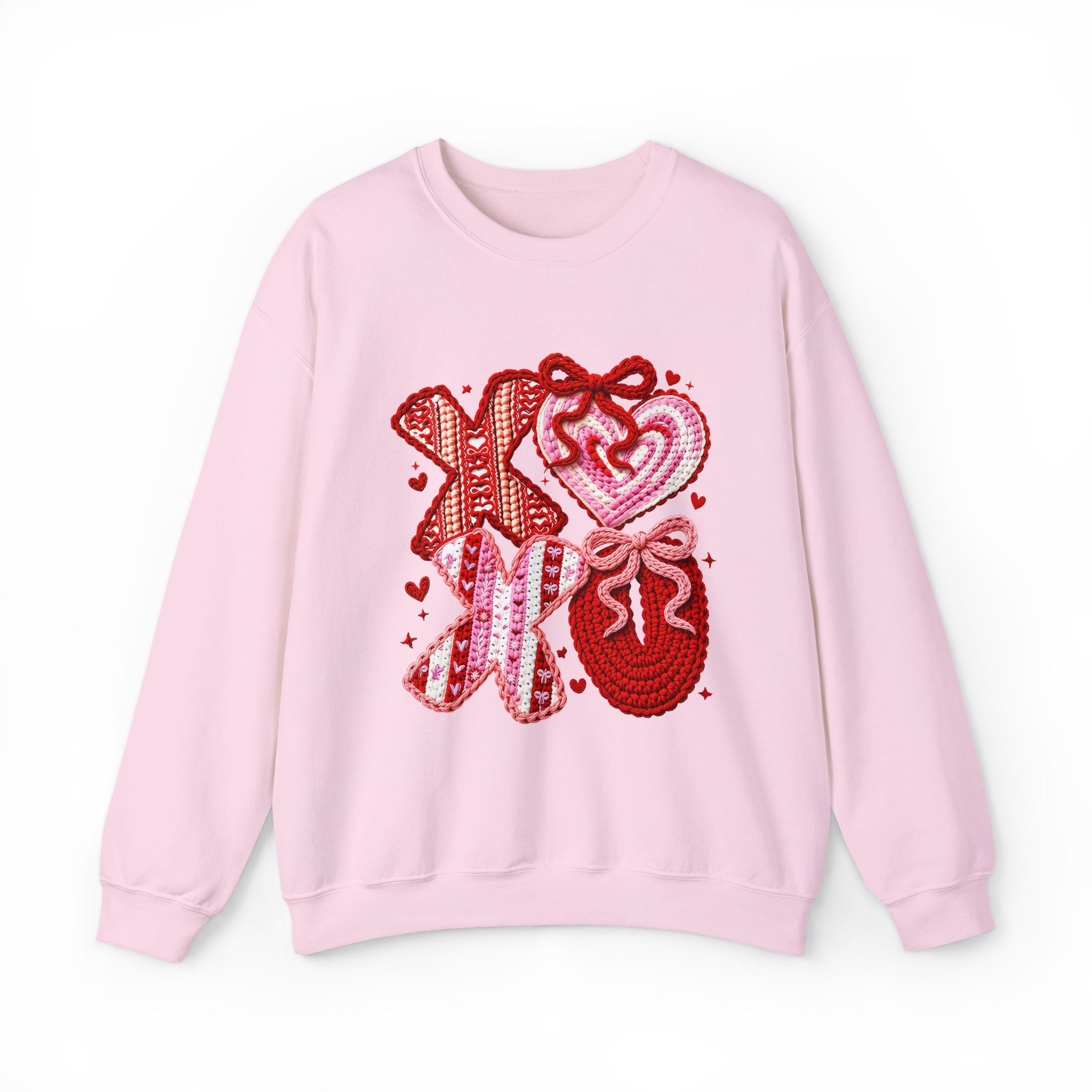 Valentine XOXO Hearts Crewneck Sweatshirt