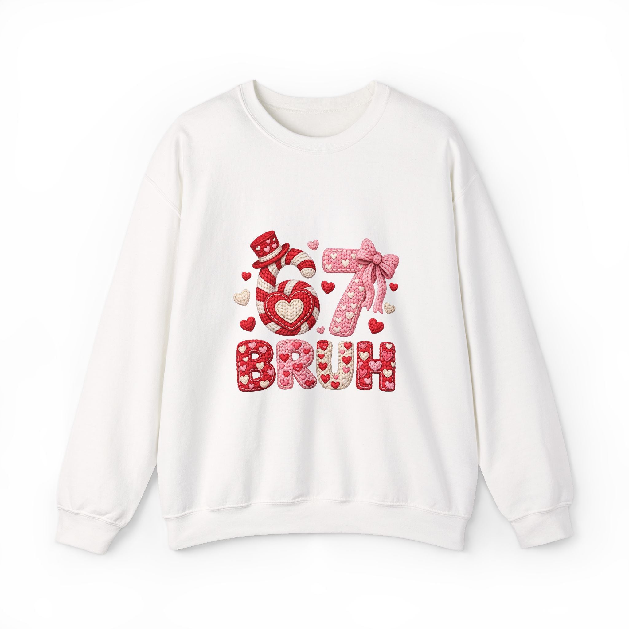 Valentine's 'I Heart Bruh' Crewneck Sweatshirt