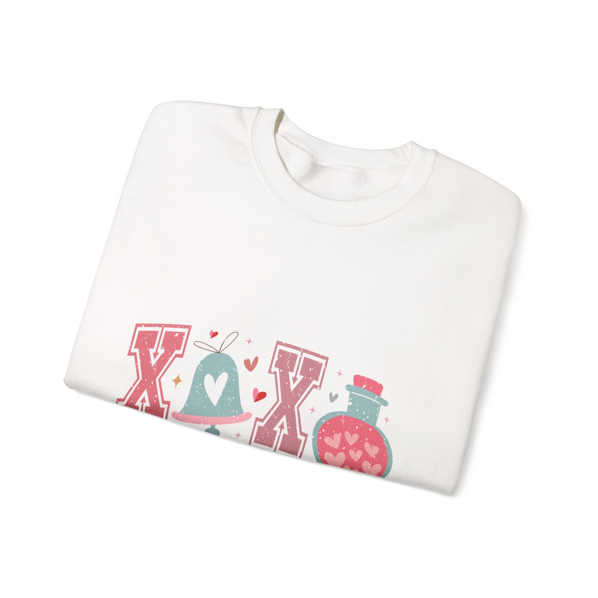Valentine 'XOX Y'all' Heart Graphic Crewneck Sweatshirt