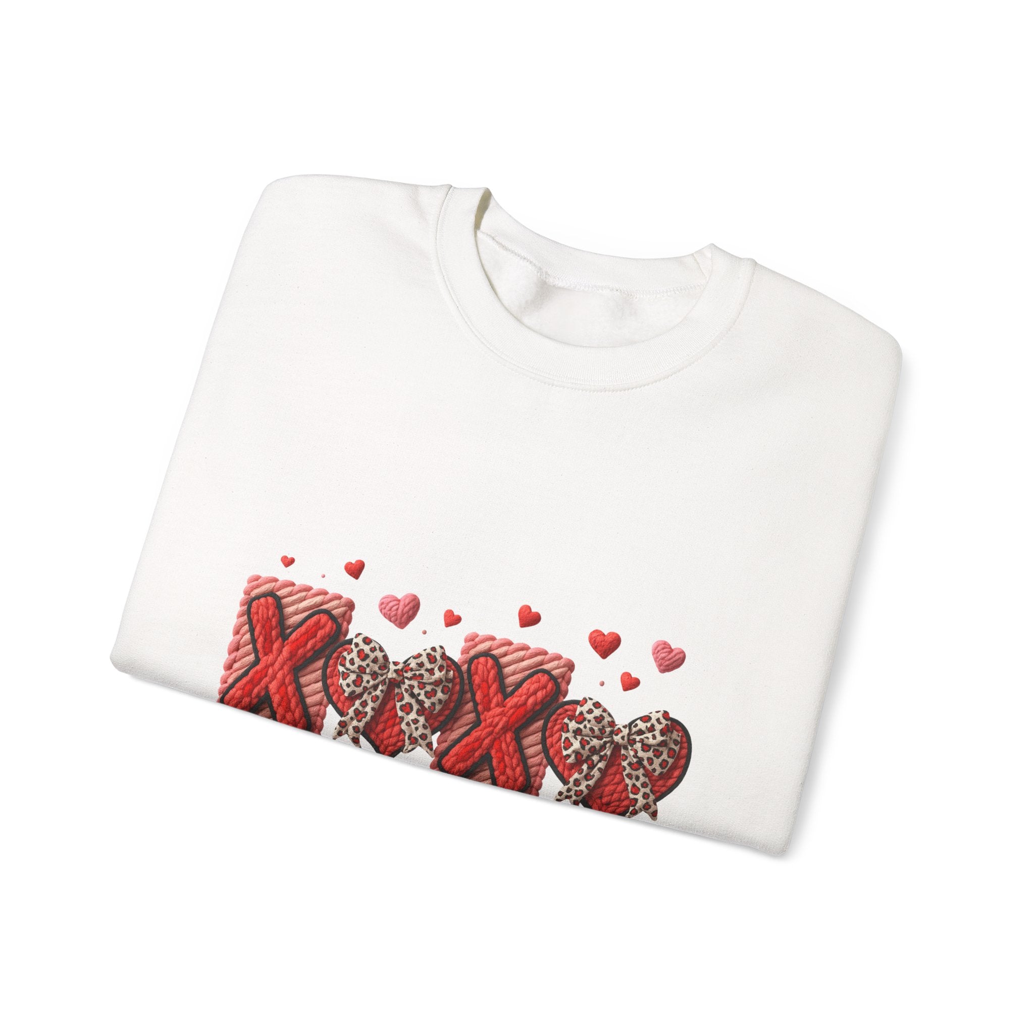 Valentine Day XO Heart Crewneck Sweatshirt
