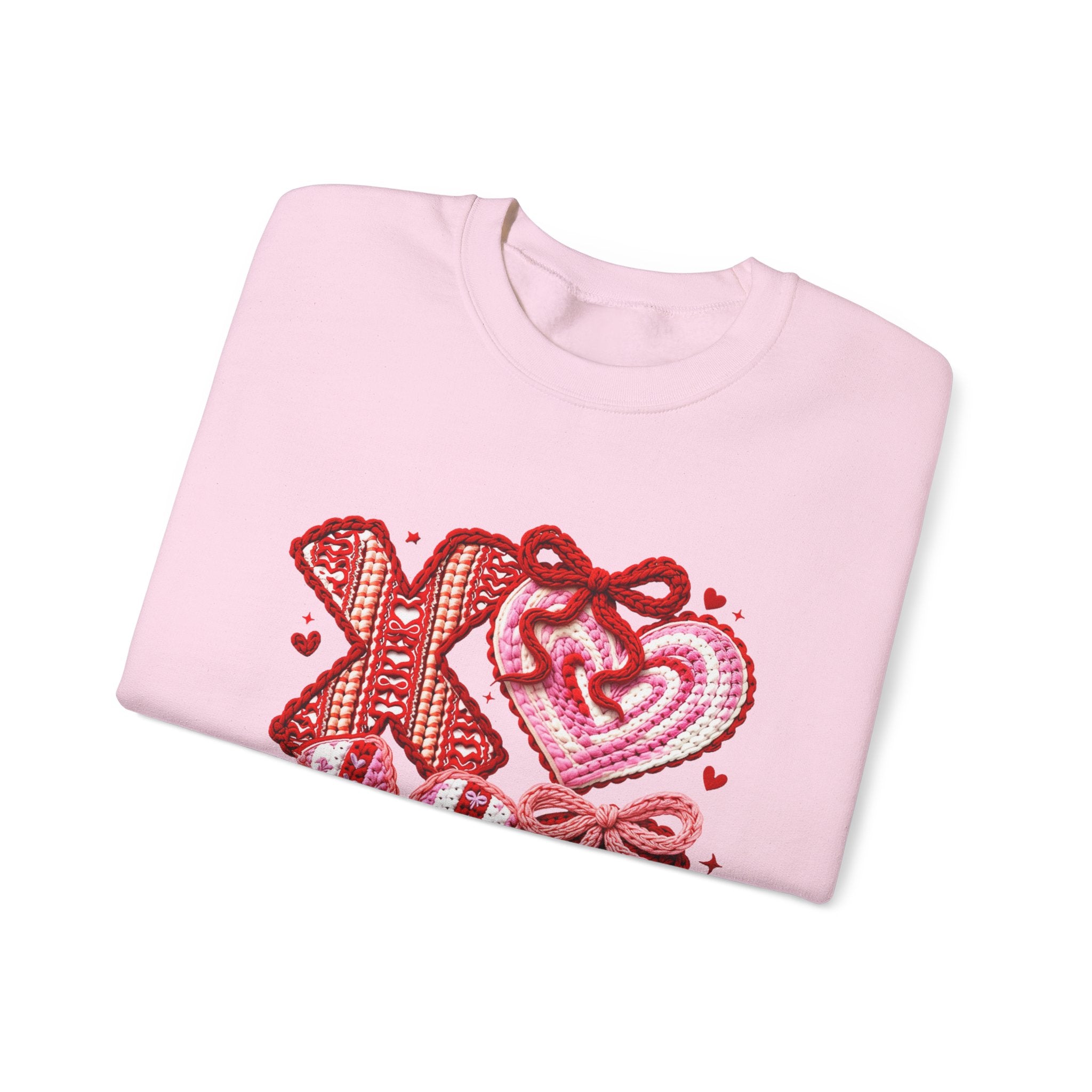 Valentine XOXO Hearts Crewneck Sweatshirt