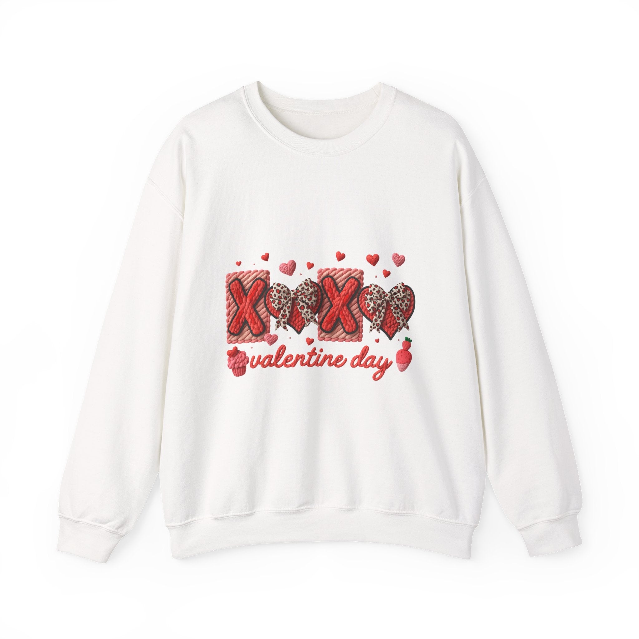 Valentine Day XO Heart Crewneck Sweatshirt