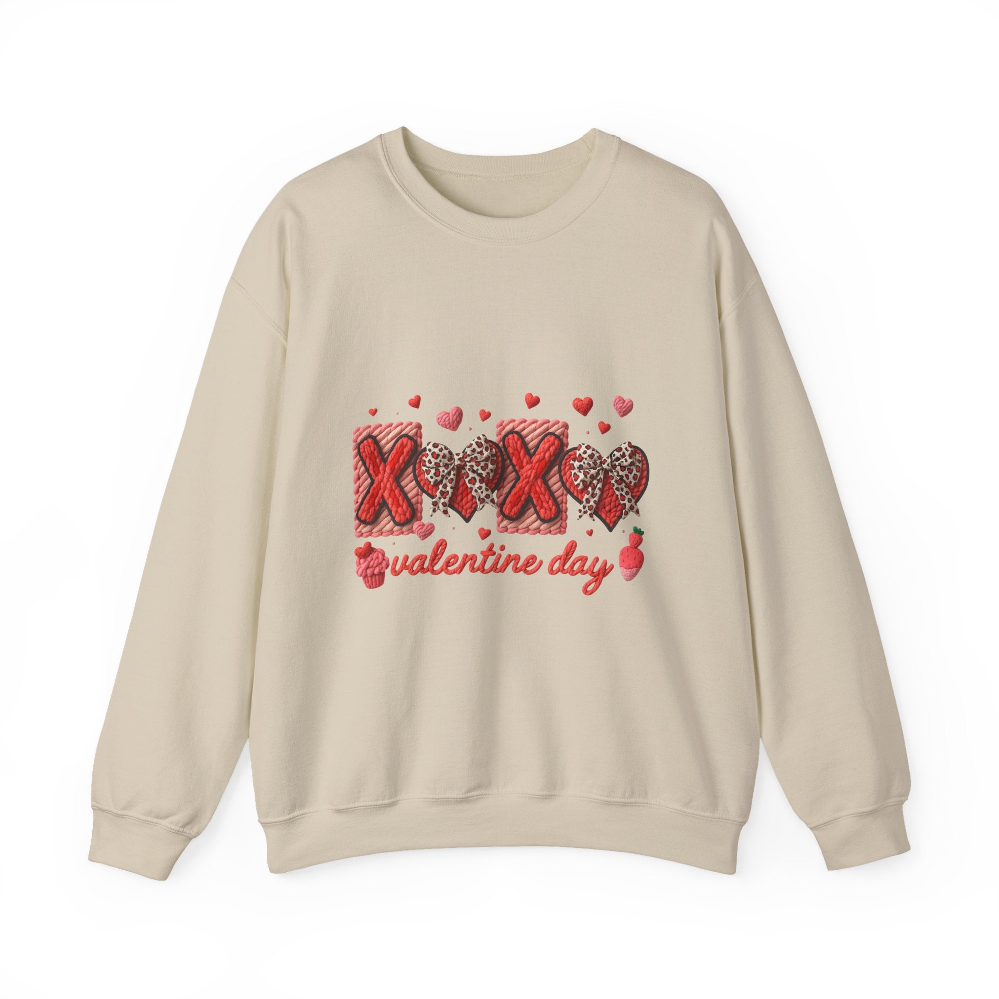 Valentine Day XO Heart Crewneck Sweatshirt