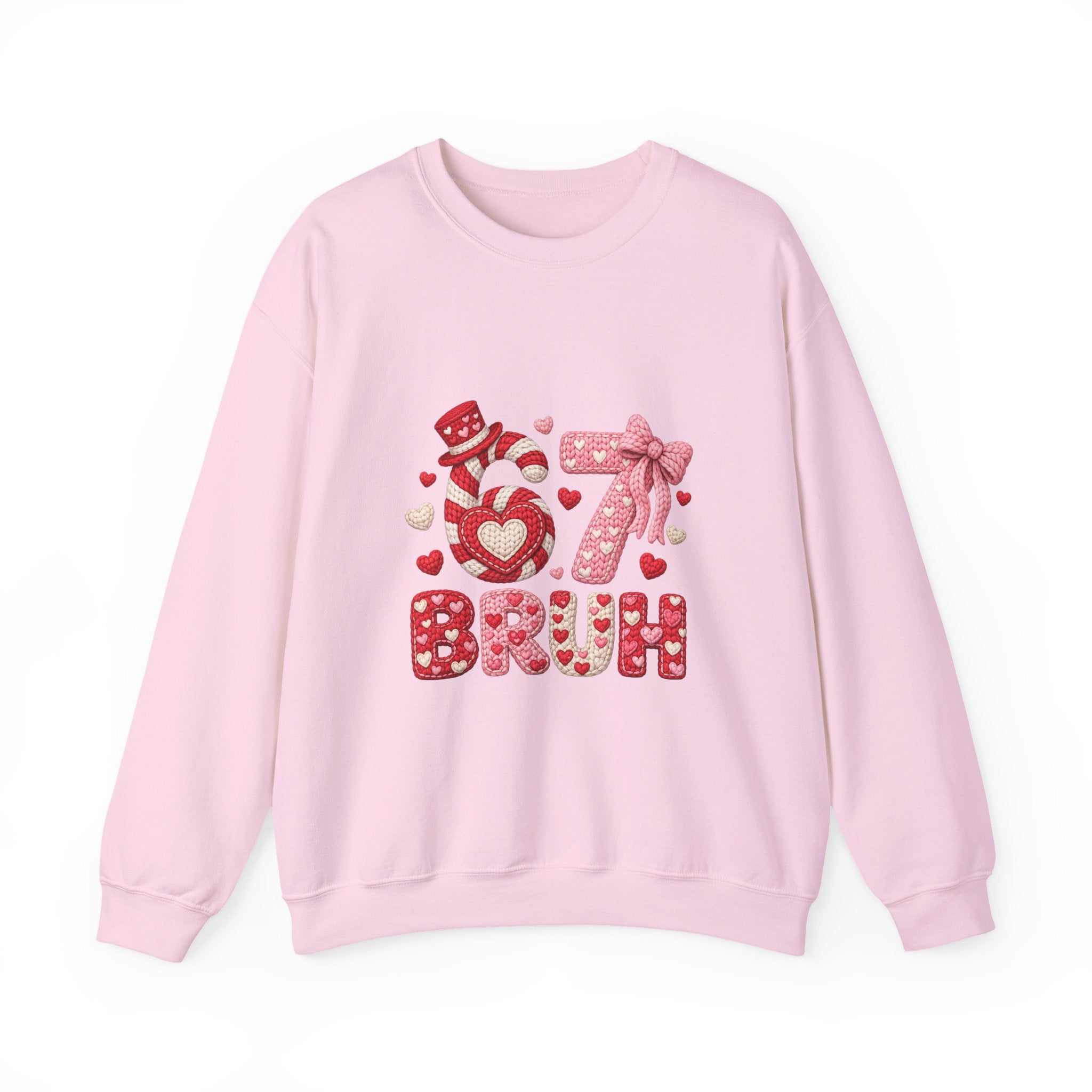 Valentine's 'I Heart Bruh' Crewneck Sweatshirt