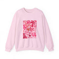 Crewneck Sweatshirt — "Oh How He Loves Us" Christian Scripture Design (Ephesians 2:4-8)