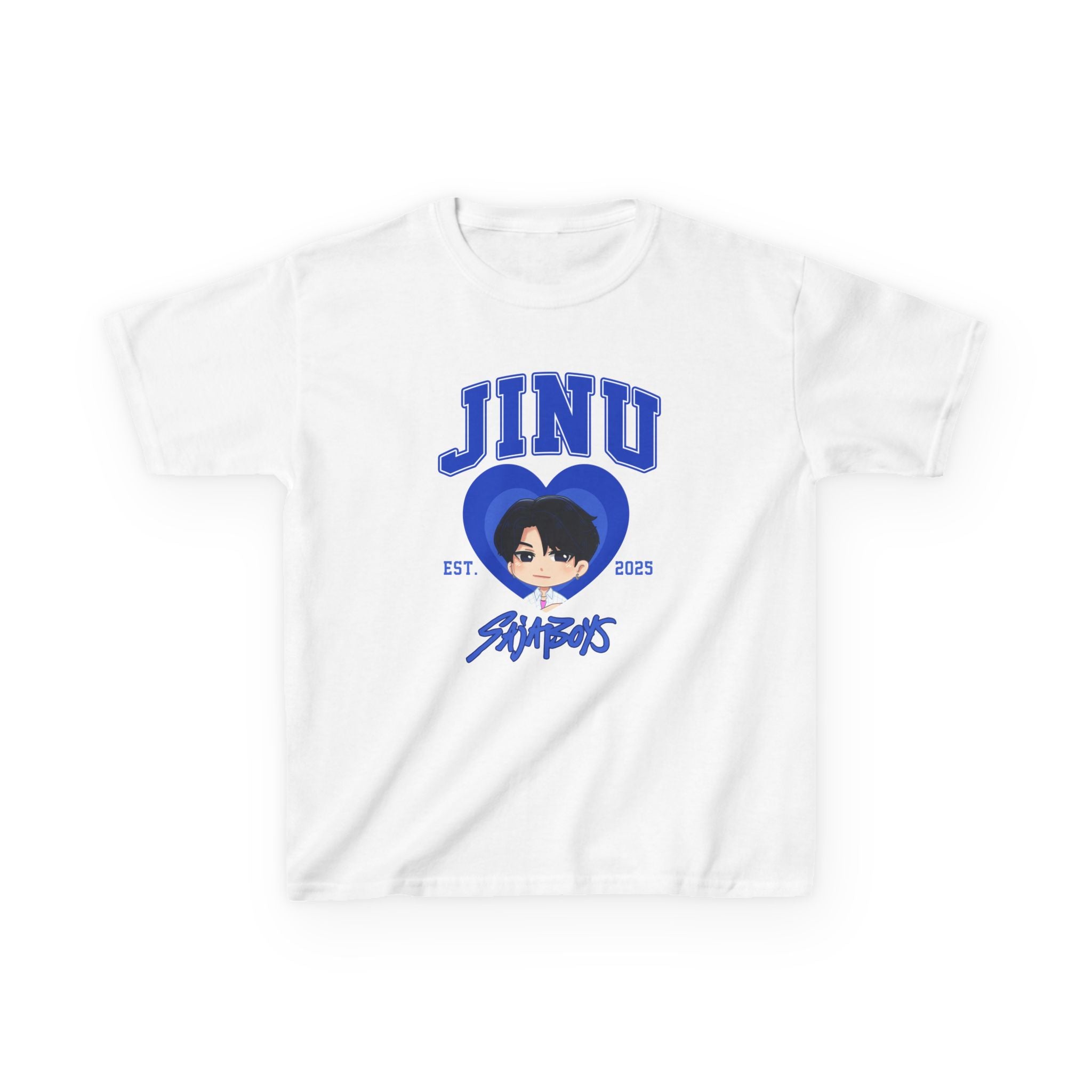 Kids Jinu Heart Graphic Tee — Cute K-Pop Fan Shirt (Est. 2023)