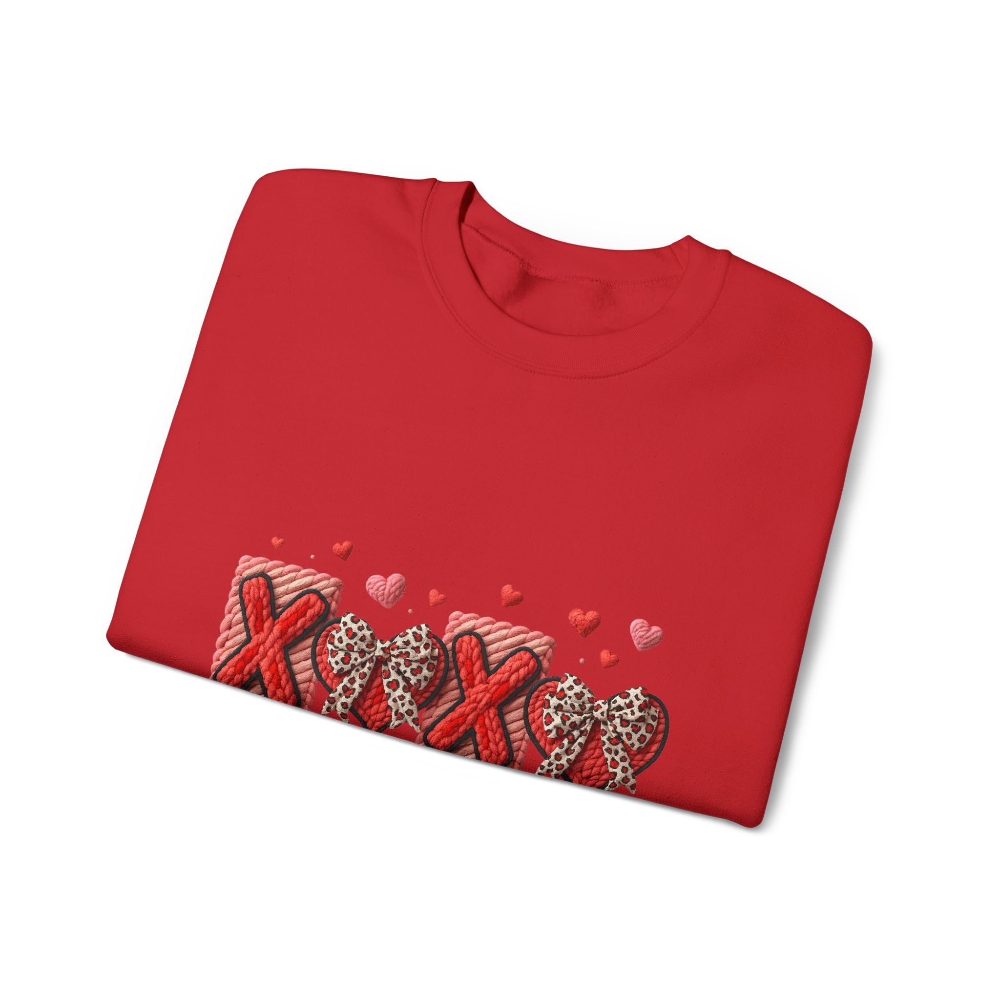 Valentine Day XO Heart Crewneck Sweatshirt