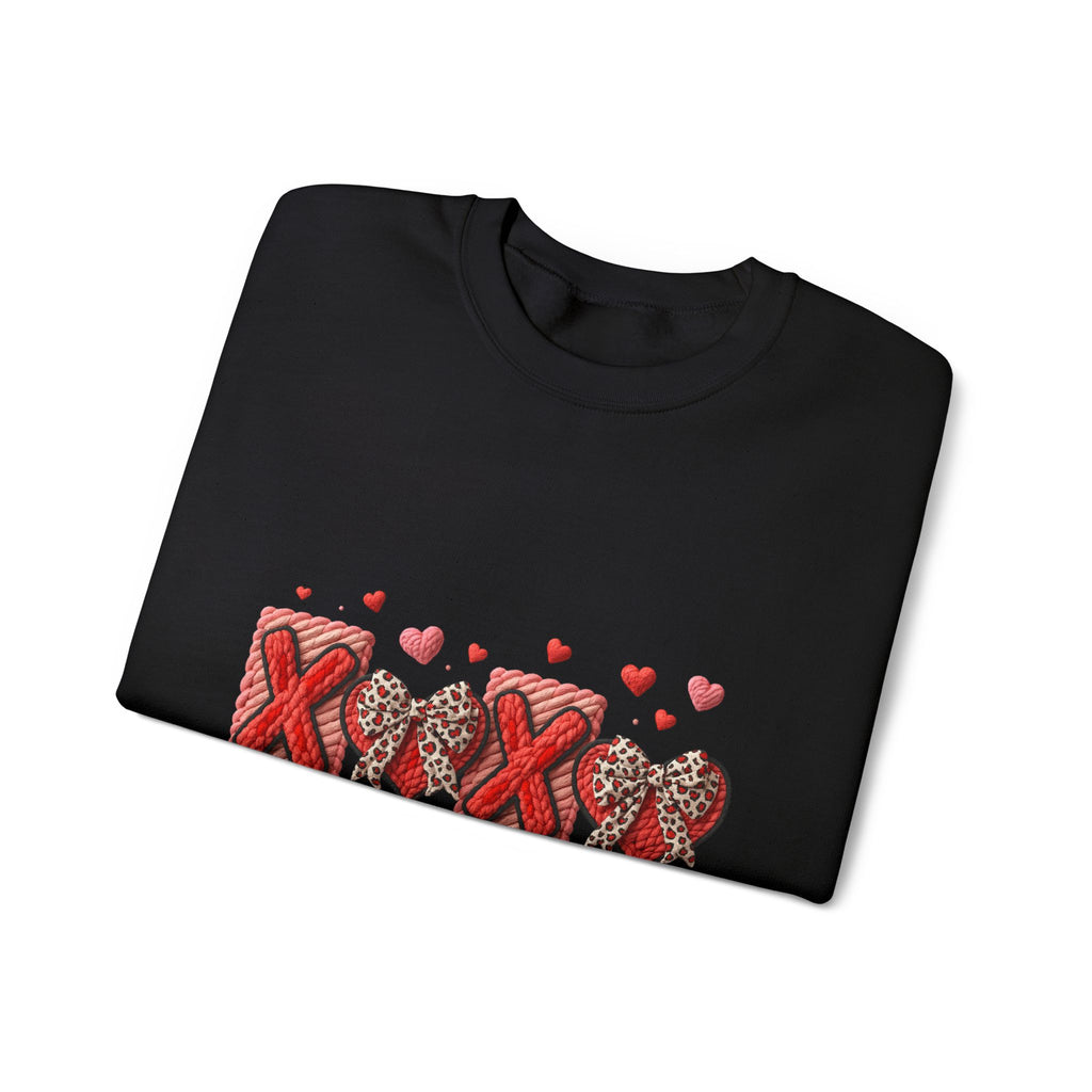 Valentine Day XO Heart Crewneck Sweatshirt