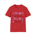 Valentine’s Teacher T-Shirt – “My Favorite Valentines Call Me Teacher” Cute Pink School Tee