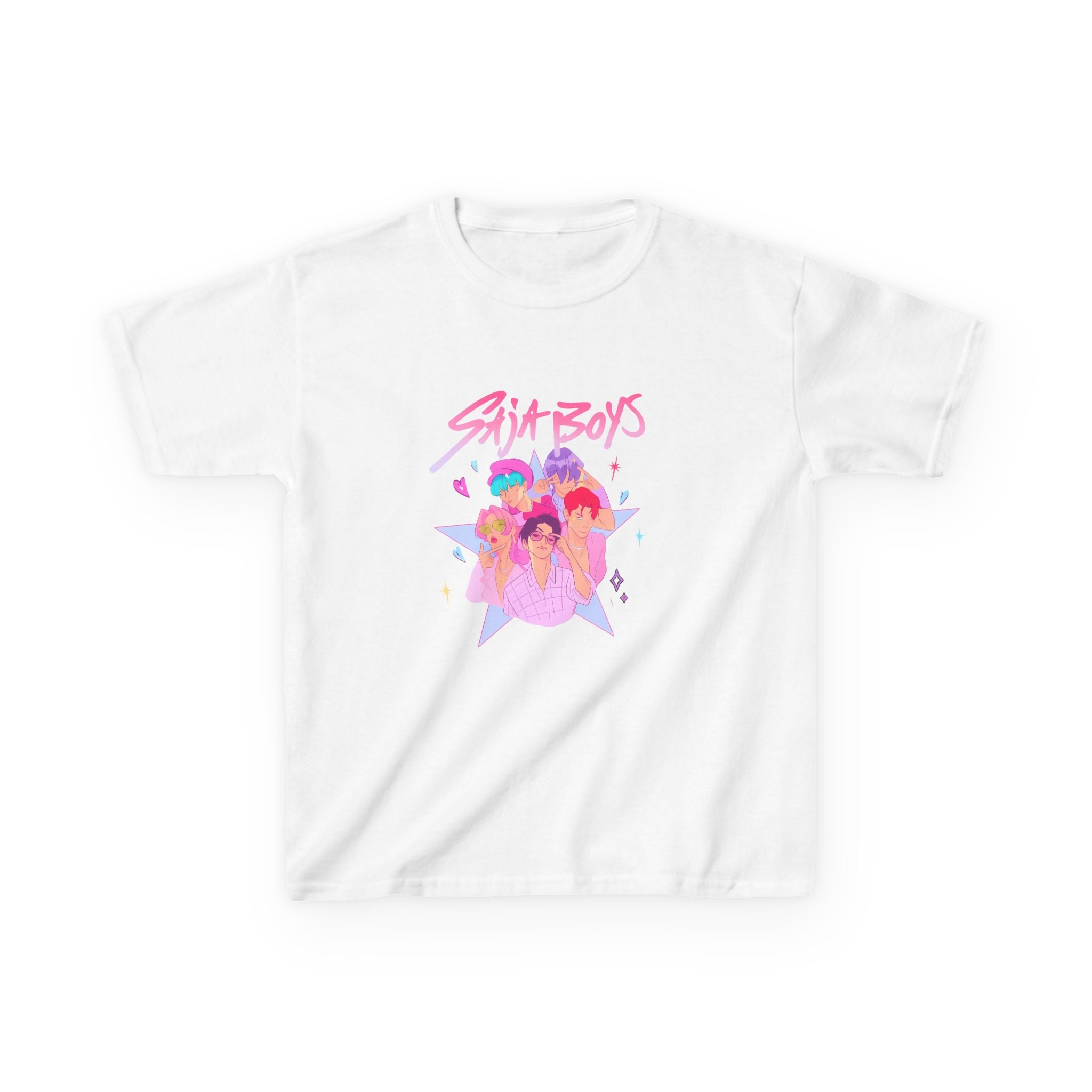 Kids T‑Shirt — 'Sk8 Boys' Retro Pastel Skate Crew Graphic Tee