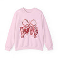 Valentine Ribbon Heart Sweatshirt