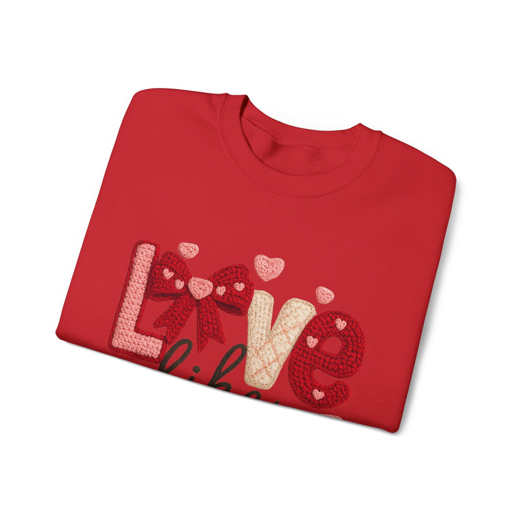 Crewneck Sweatshirt — "Love Like Jesus" Valentine Christian Graphic