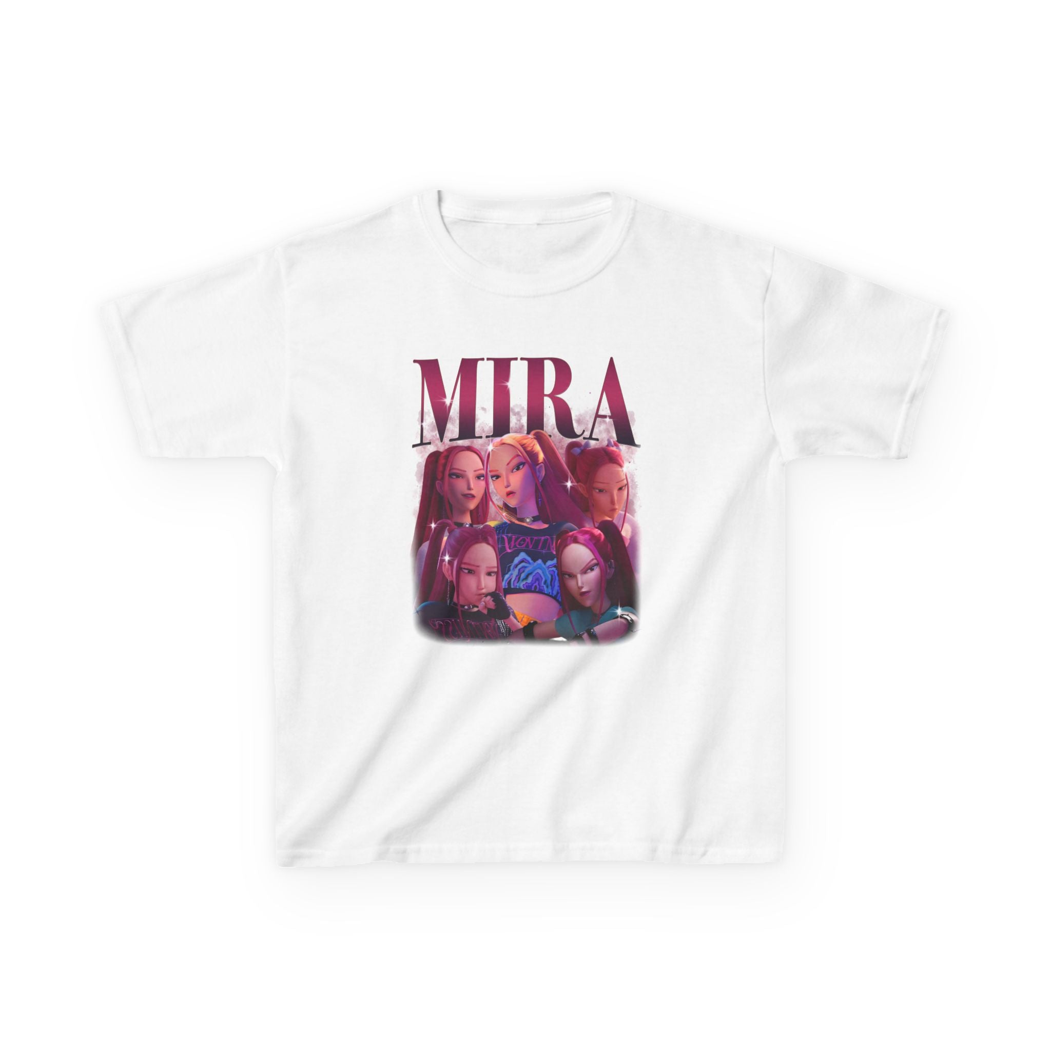 Kids Graphic Tee — 'MIRA' Collage Pop Art Shirt